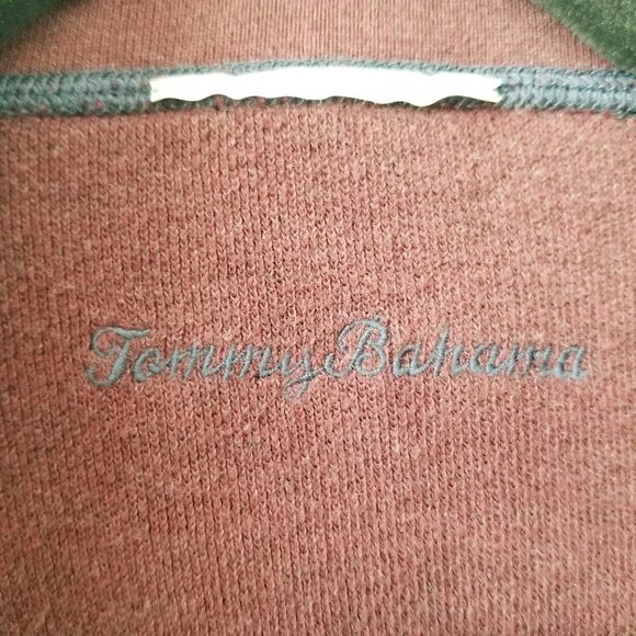 Tommy Bahama Mens Pullover Quarter Zip Sweater Shirt Size L - Picture 4 of 10
